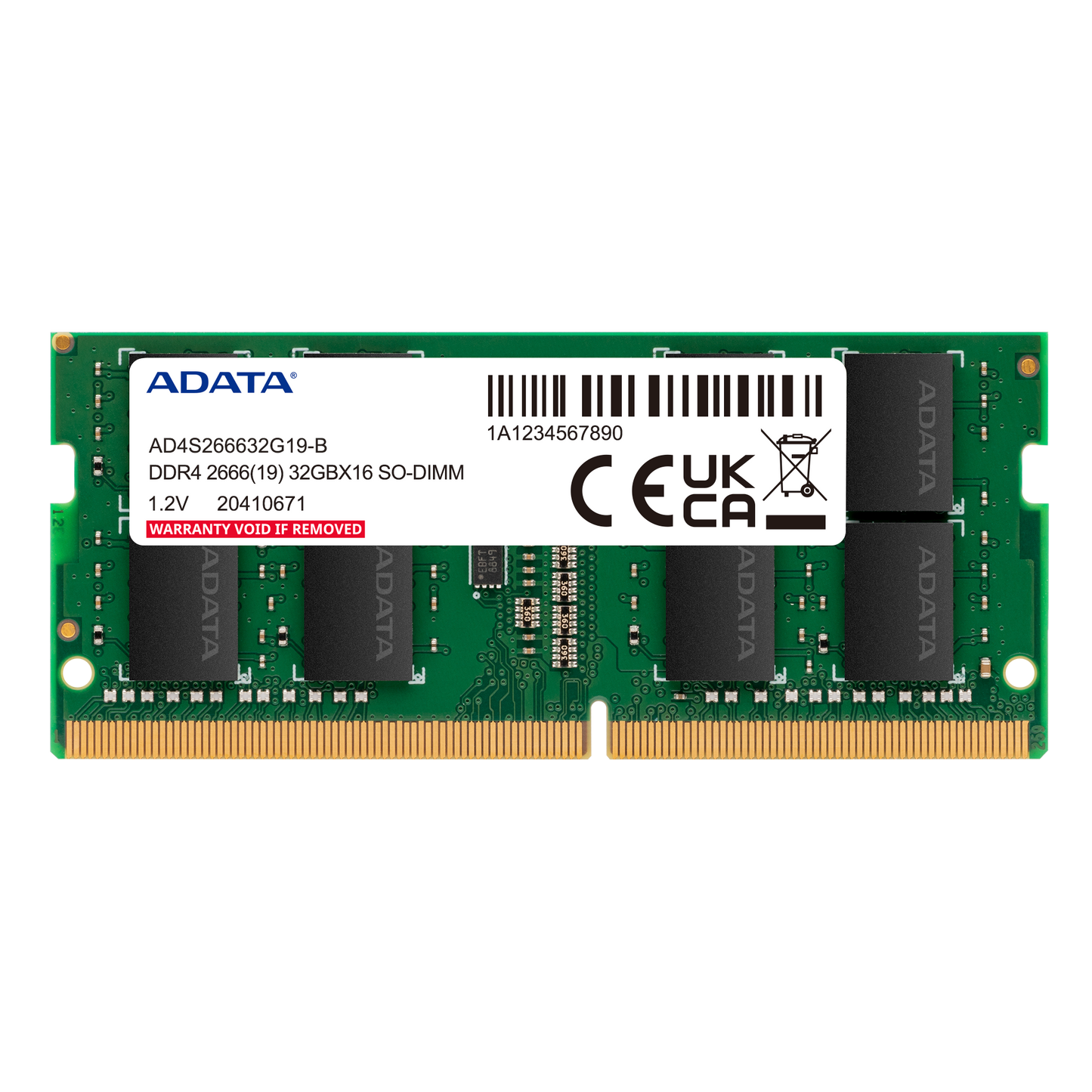 Adata RAM Premier 16G, SoDIMM, DD R4-2666 MHZ, Unbuffered.