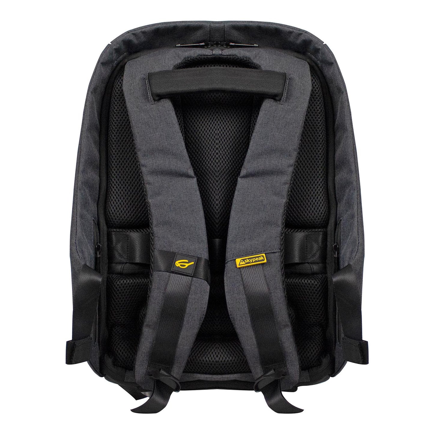 Mochila backpack SHIELD-115BK Skypeak, Antirrobo, Para laptop de 15.6", Negro