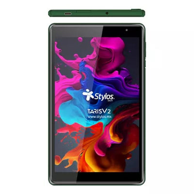 Tableta Stylos TARIS V2, 8 pulgadas, procesador UNISOC T310, 2GB RAM, Almacenamiento 32GB, Android 11, WiFi, Bluetooth, 1 año de garantía