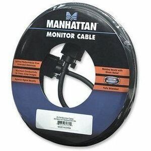 Cable Manhattan monitor sVGA, 8mm, HD15, 11m