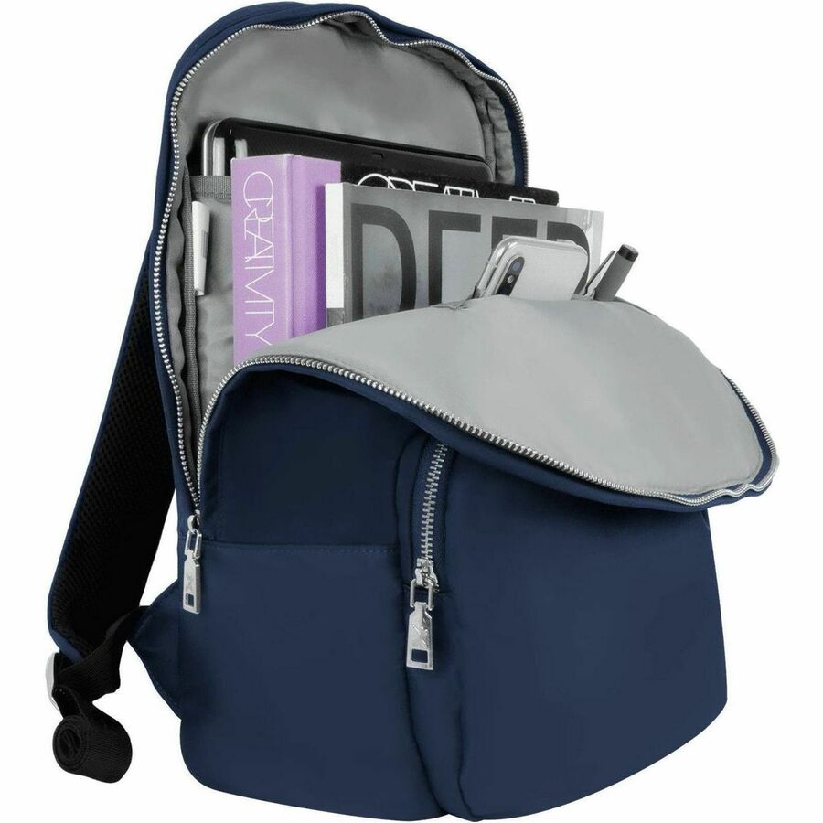 Mochila Charlotte Perfect Choice, Para laptop 14", Resistente, Azul