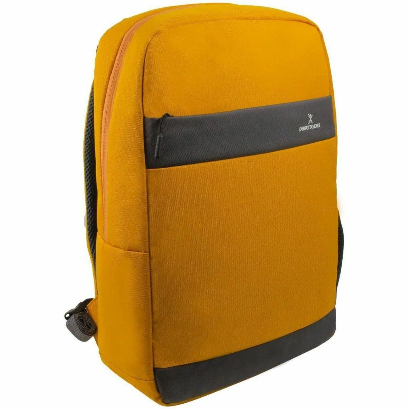 Mochila PC083887 Perfect Choice, Para laptop de 15.7", Amarillo