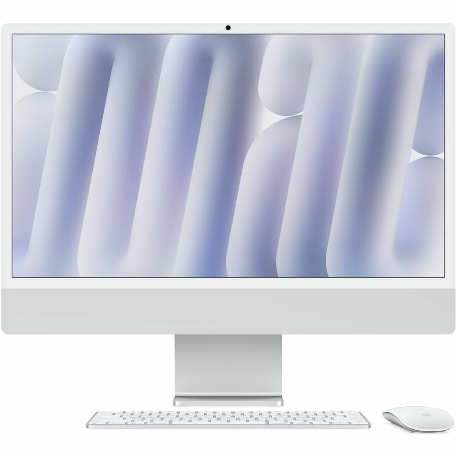 iMac Apple, 24" 4.5K, M4, 10 CPU, 10 GPU, RAM 16GB, 256GB SSD, Plata