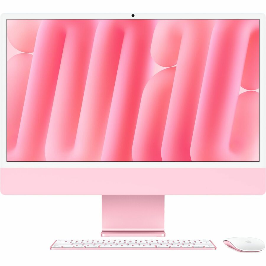 iMac Apple, 24" 4.5K, M4, 8 CPU, 8 GPU, RAM 16GB, 256GB SSD, Rosa