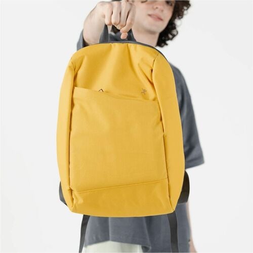 Mochila para Laptop 15.6" Perfect Choice PC-084938 Jetpack | Antirrobo | Bolso Lateral Extraíble | Ligera y Compacta | Amarilla | SKU PC-084938