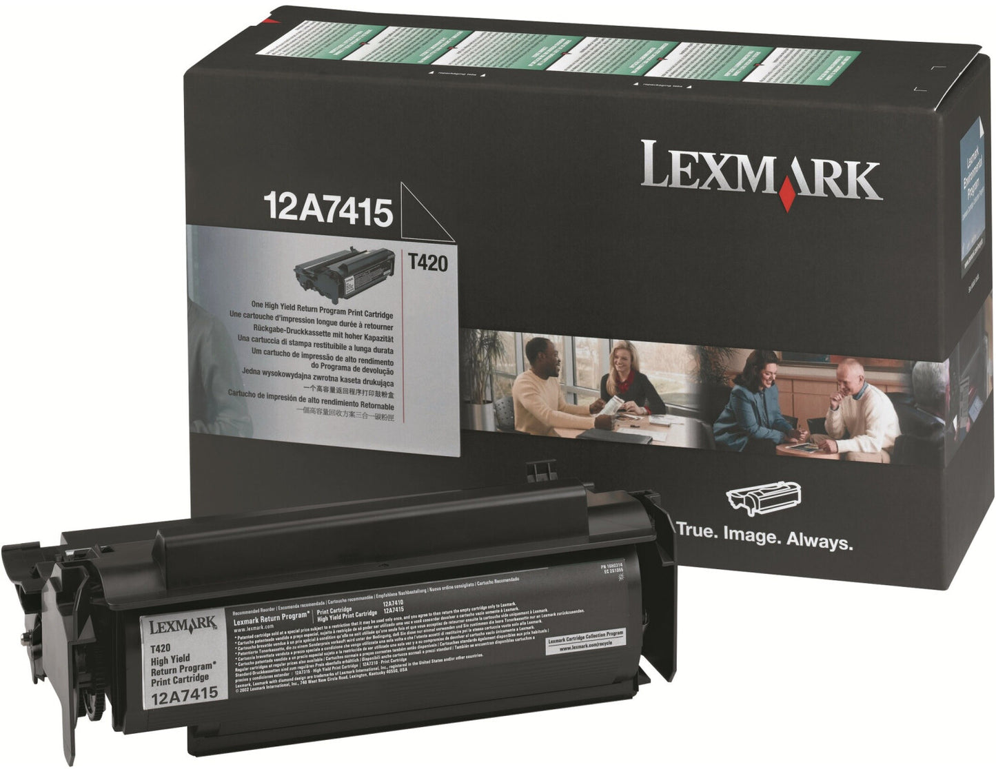 12A7415 Cartucho de tóner LEXMARK Negro Original (ÚLTIMA PIEZA)