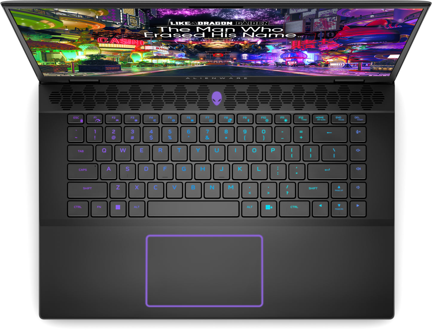 Laptop Dell Alienware M16 R2, 16" QHD, Intel Ultra 7-155H, RAM 16GB, 1TB SSD, NVIDIA GeForce RTX 4070 8GB, Windows 11 Home