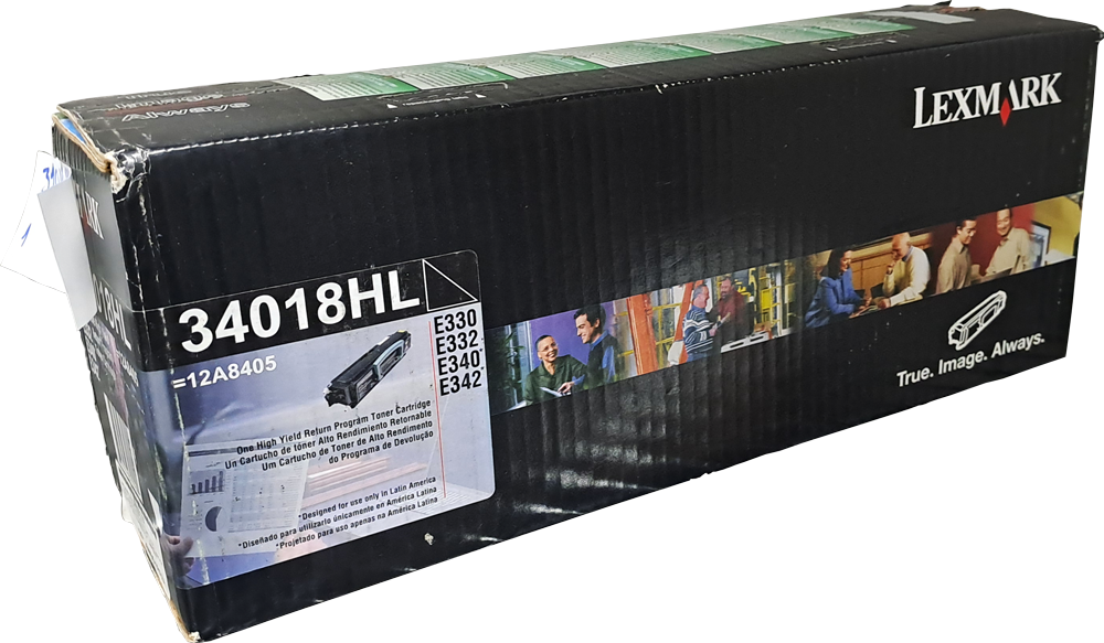 34018HL Cartucho de tóner LEXMARK Negro Original (ÚLTIMA PIEZA)
