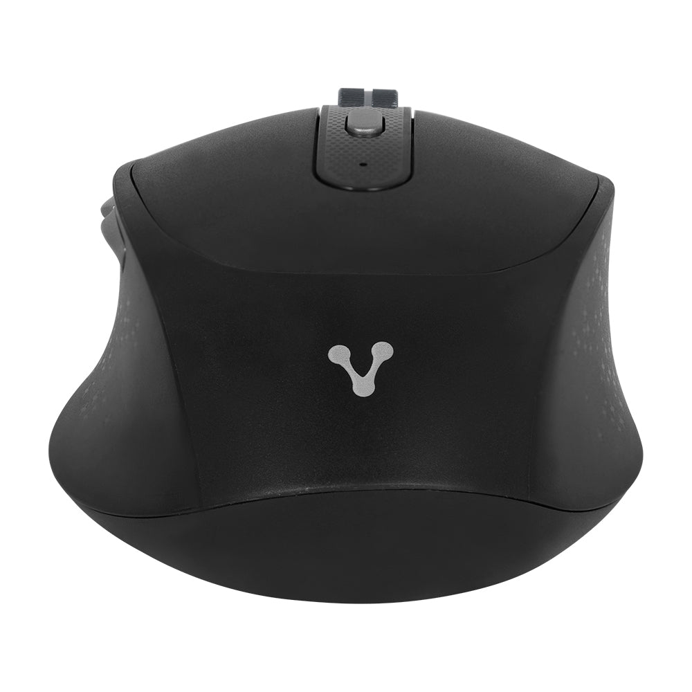 Mouse MO-450 Vorago, Inalámbrico, Bluetooth, Recargable Tipo C, Negro