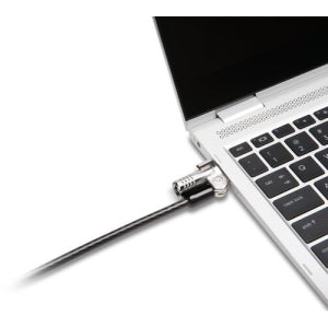 Acco Candado de Llave para Laptops NanoSaver, Negro