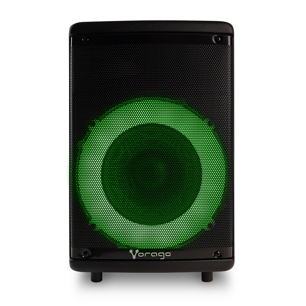 VORAGO BAFLE VORAGO KSP-302 NEGRO 8 SUBW PULG BT RECARGABLE 1 MICROFONO ALA