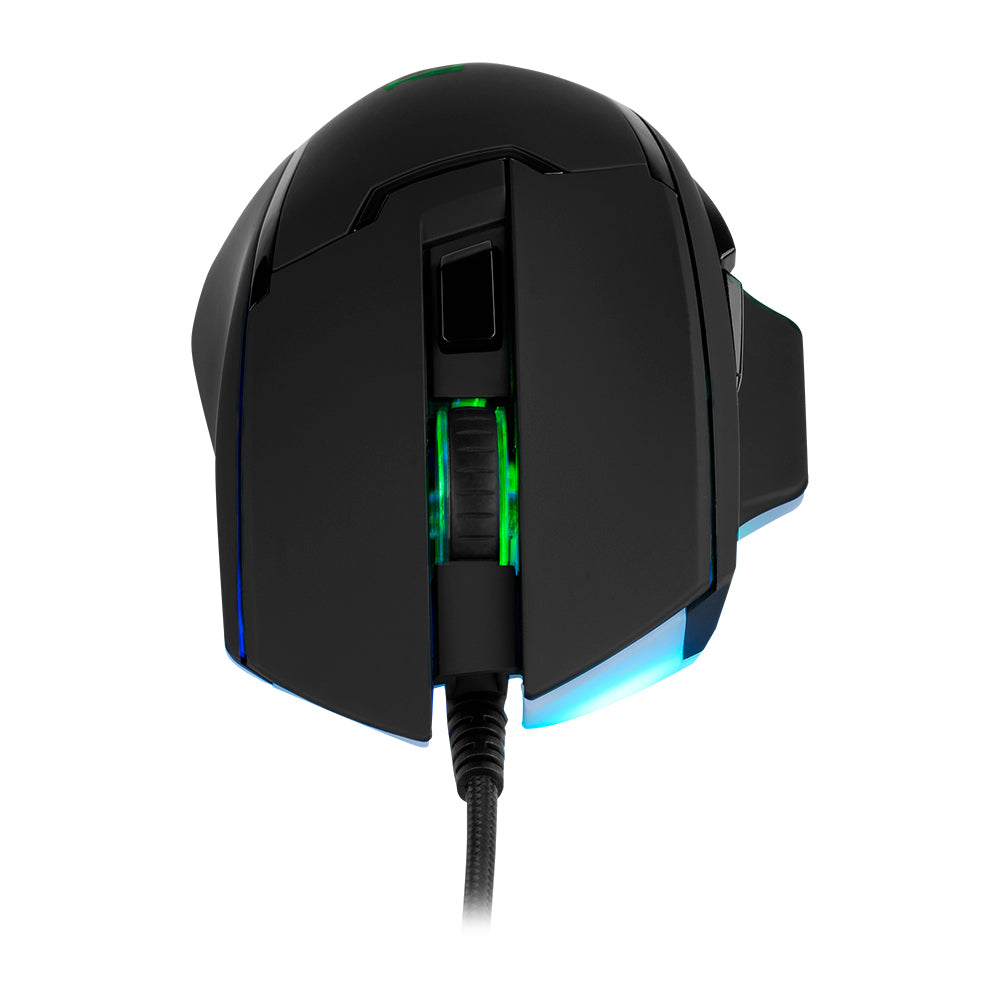 Mouse gamer MO-504 Vorago, Alámbrico, Negro