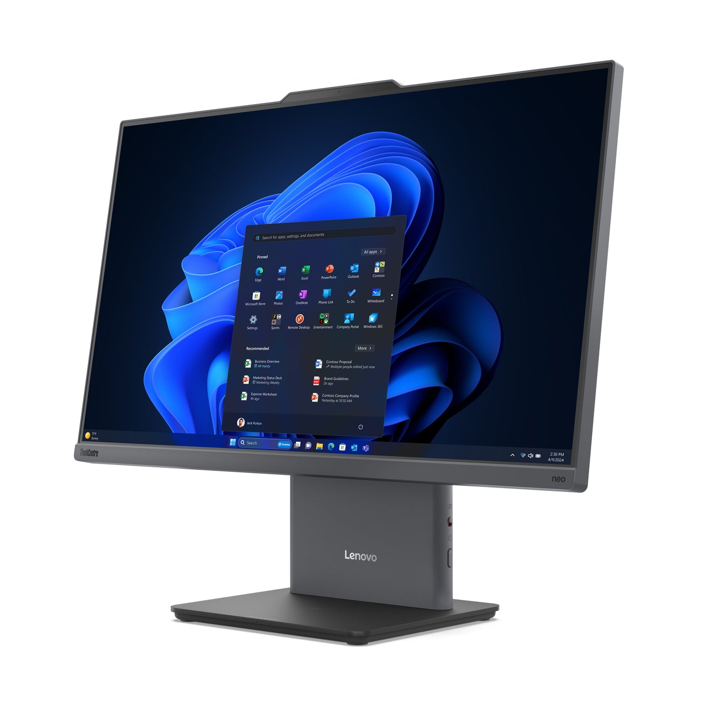 Todo en Uno Lenovo ThinkCentre Neo 50a 24 Gen 5, Intel Core i7-13620H, RAM 16GB, 512GB SSD, Windows 11 Pro