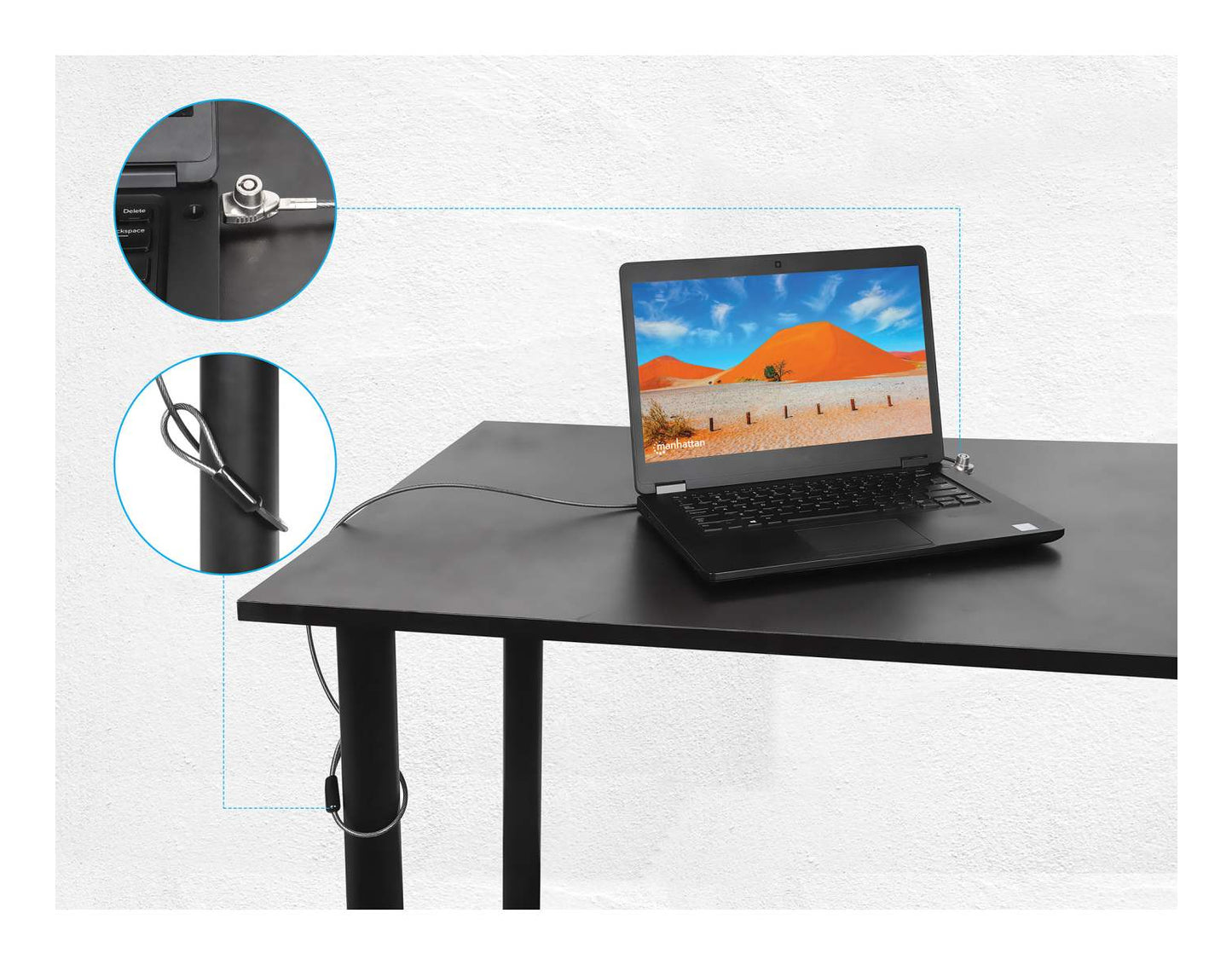Candado de Llave para Laptop Manhattan 1