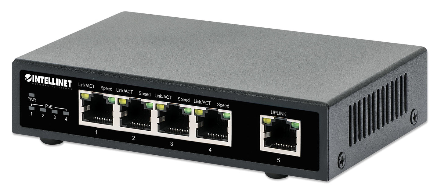 IC INTRACOM SWITCH POE GB 5 PTOS 30WPTO PERP 62W SWITCH POE GB 5 PTOS 30WPTO 62W