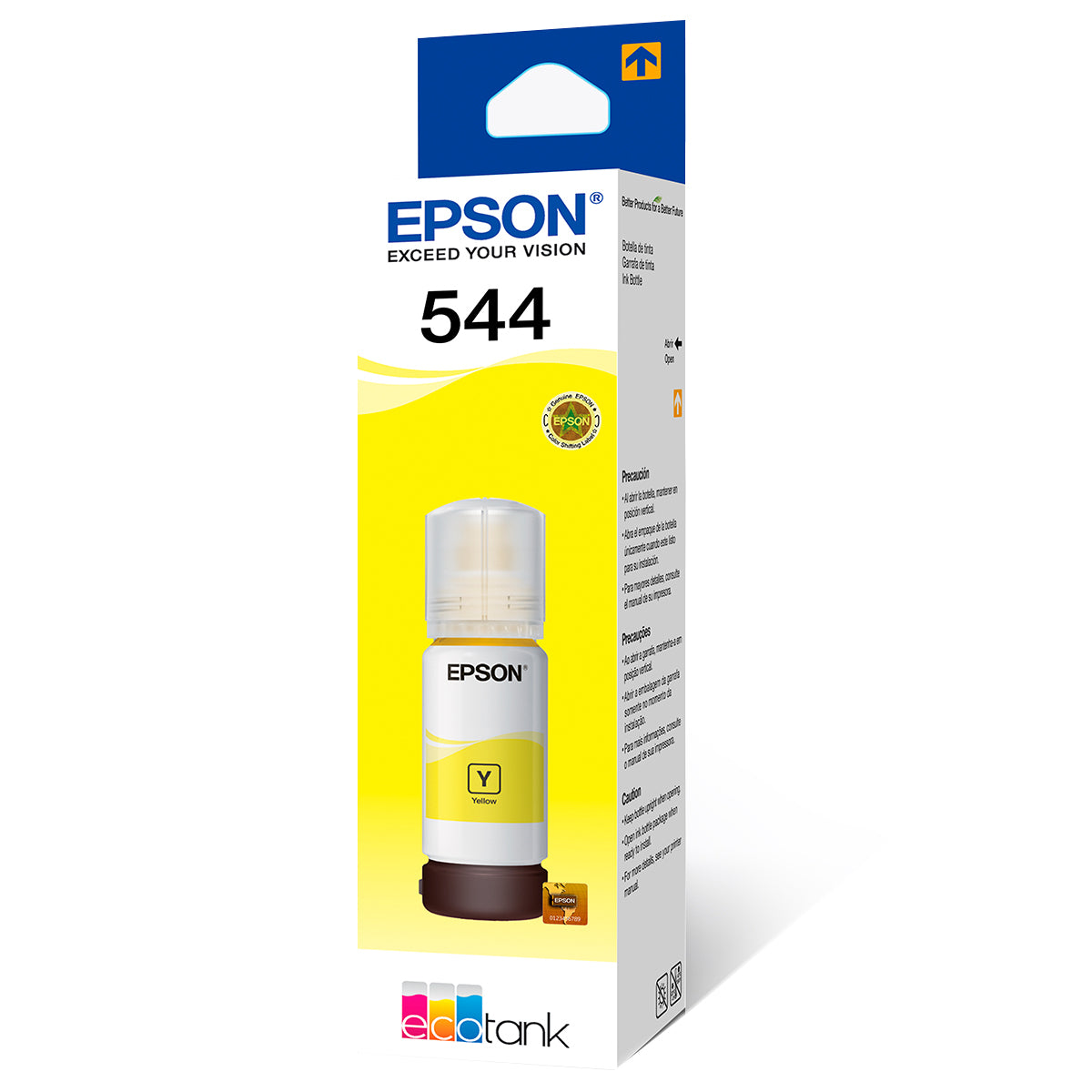 T544420-AL Tanque de Tinta Epson T544 Amarillo, 65ml