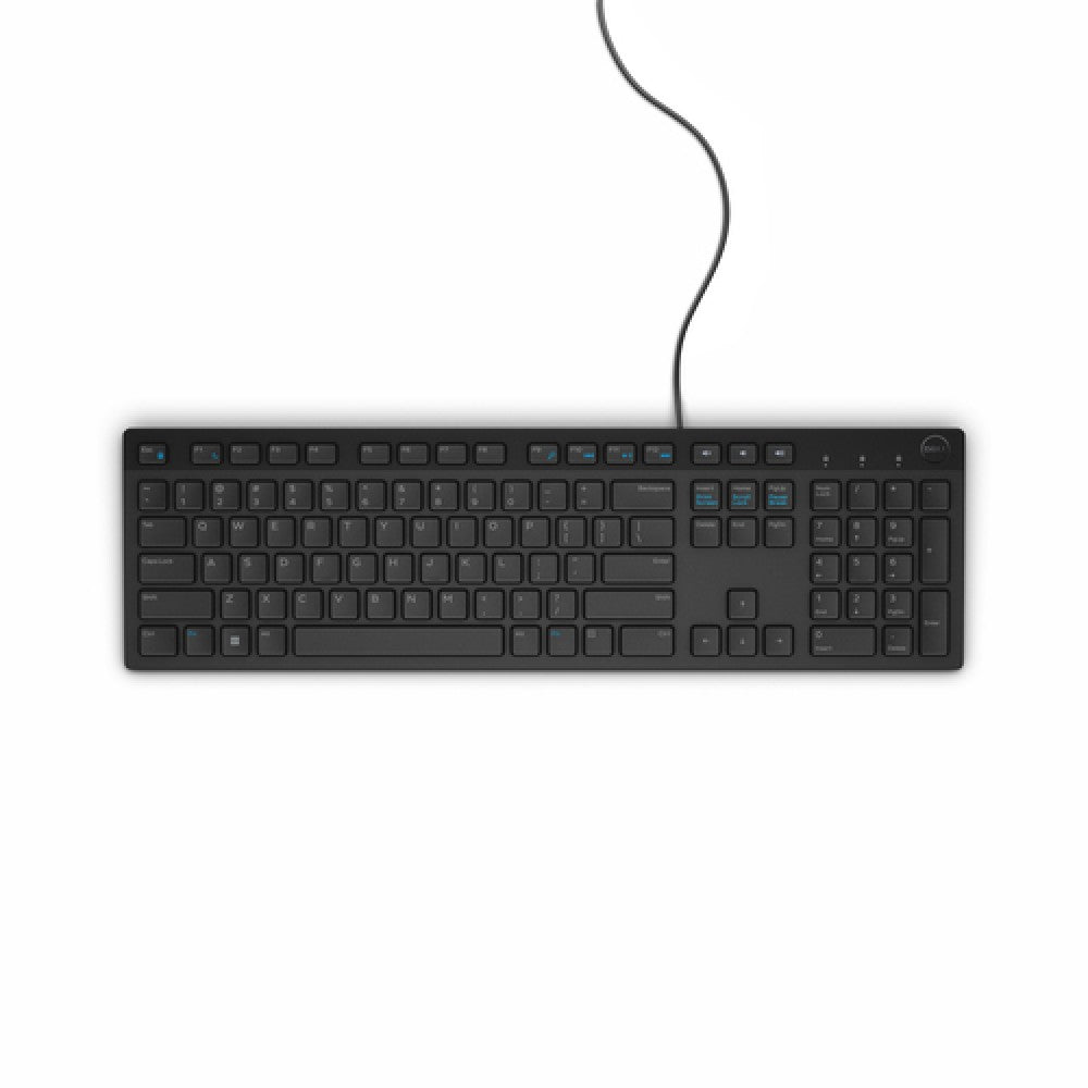 Kit teclado y mouse KM300C Dell, Alámbrico, Negro