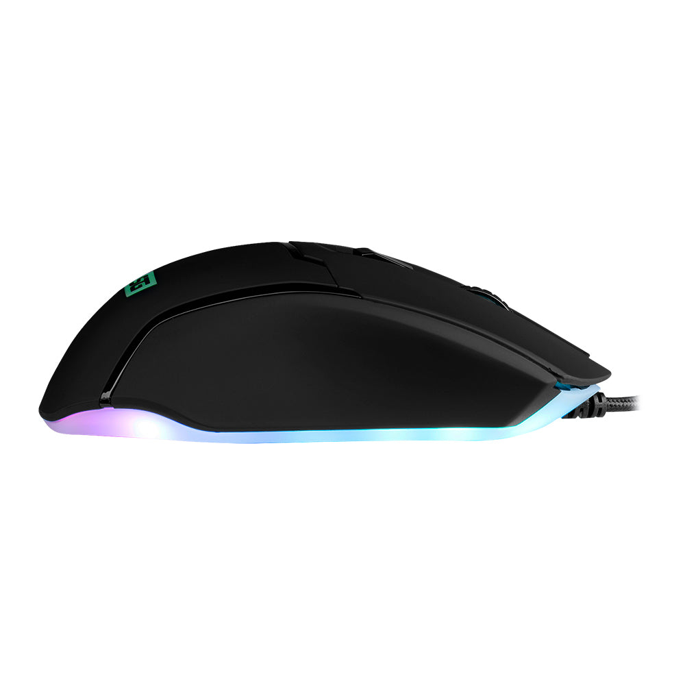 Mouse gamer MO-504 Vorago, Alámbrico, Negro