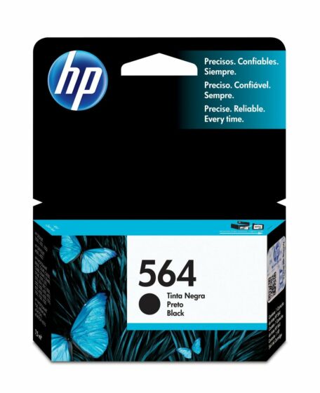 CB316WL Cartucho de Tinta HP 564 Negra Original - Fecha de empaque 2021