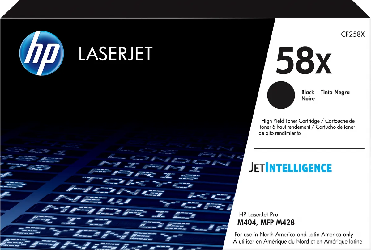 CF258X Tóner HP 58X Negro LaserJet Original