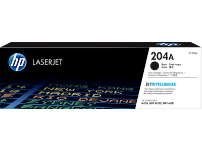 Tóner HP 204A Negro CF510A | Original para HP Color LaserJet Pro MFP M180 Printer series, HP Color HP LaserJet Pro M154