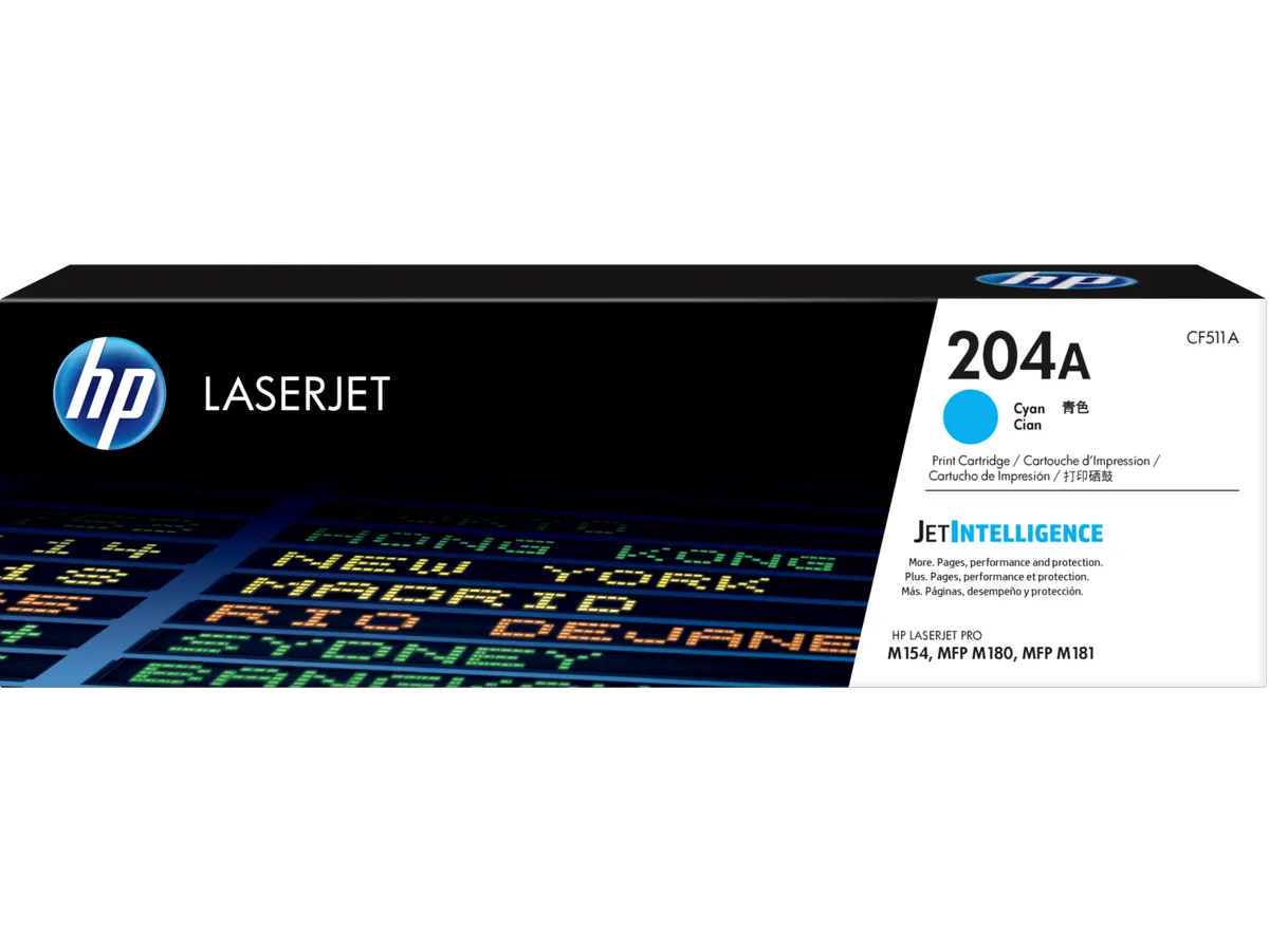 CF511A Tóner HP 204A Cian Laserjet Original