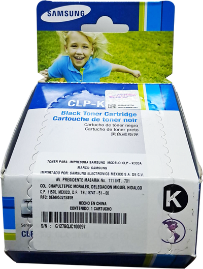 CLP-K300A Cartucho de tóner SAMSUNG Negro Original (ÚLTIMAS 6 PIEZAS)