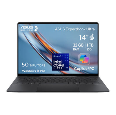 Laptop Empresarial ASUS ExpertBook Ultra, Intel Core Ultra X7, 32GB RAM, SSD 1TB, Windows 11 Pro, 1 año de garantía