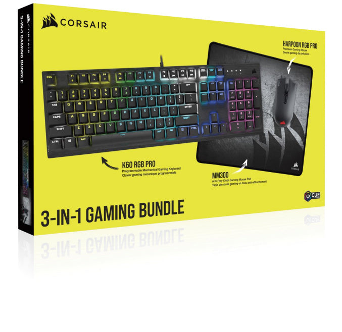 Kit teclado K60 Corsair, RGB