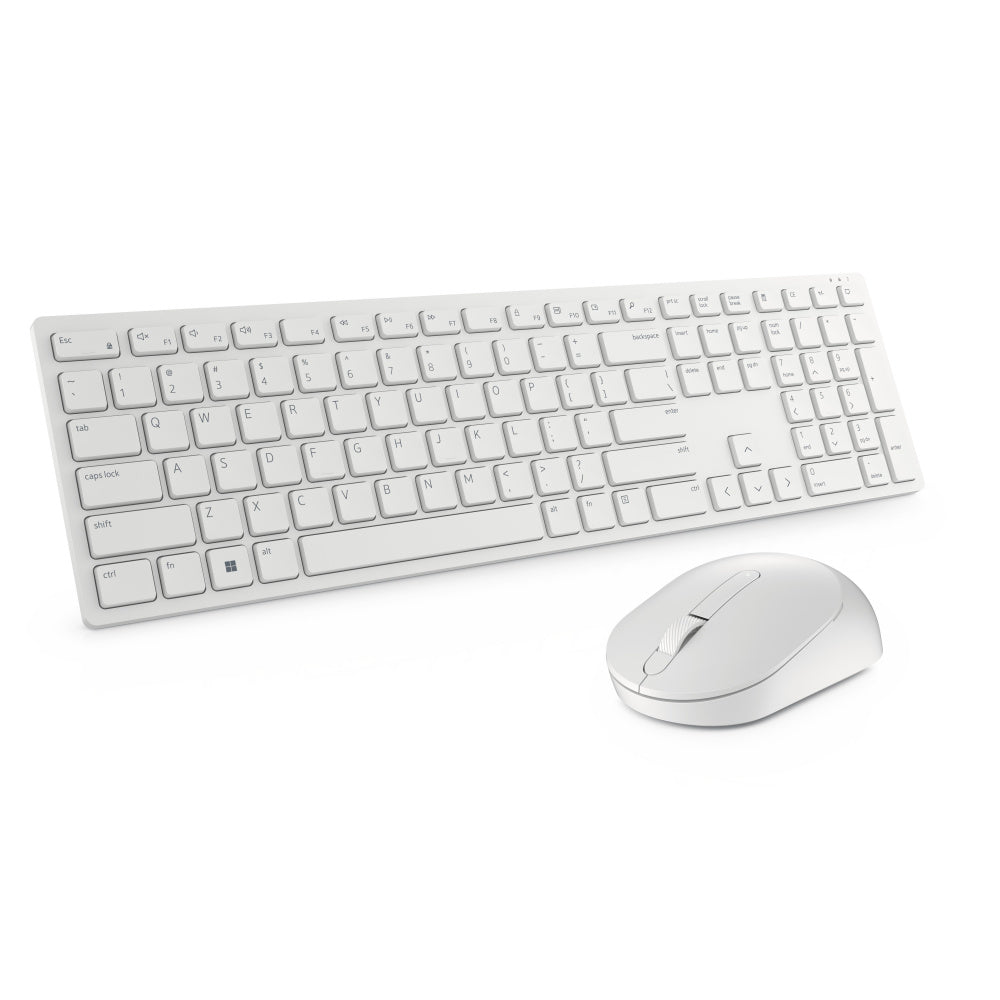 Teclado y ratón KM5221W Dell, Inalámbrico, Blanco – Compusistemas ®