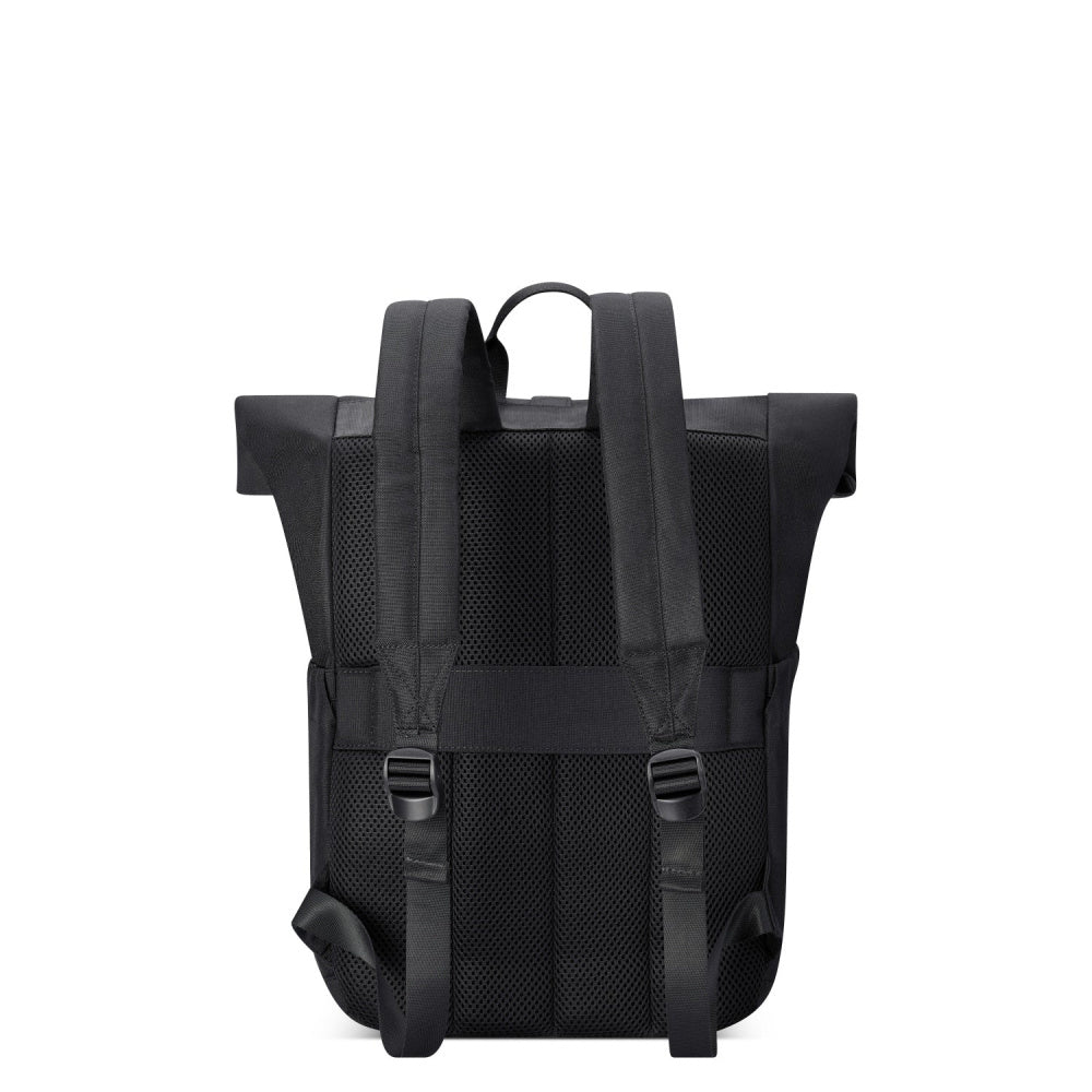Mochila Citypak 391061000 Delsey, Para laptop de 15.6", Rolltop, Negra