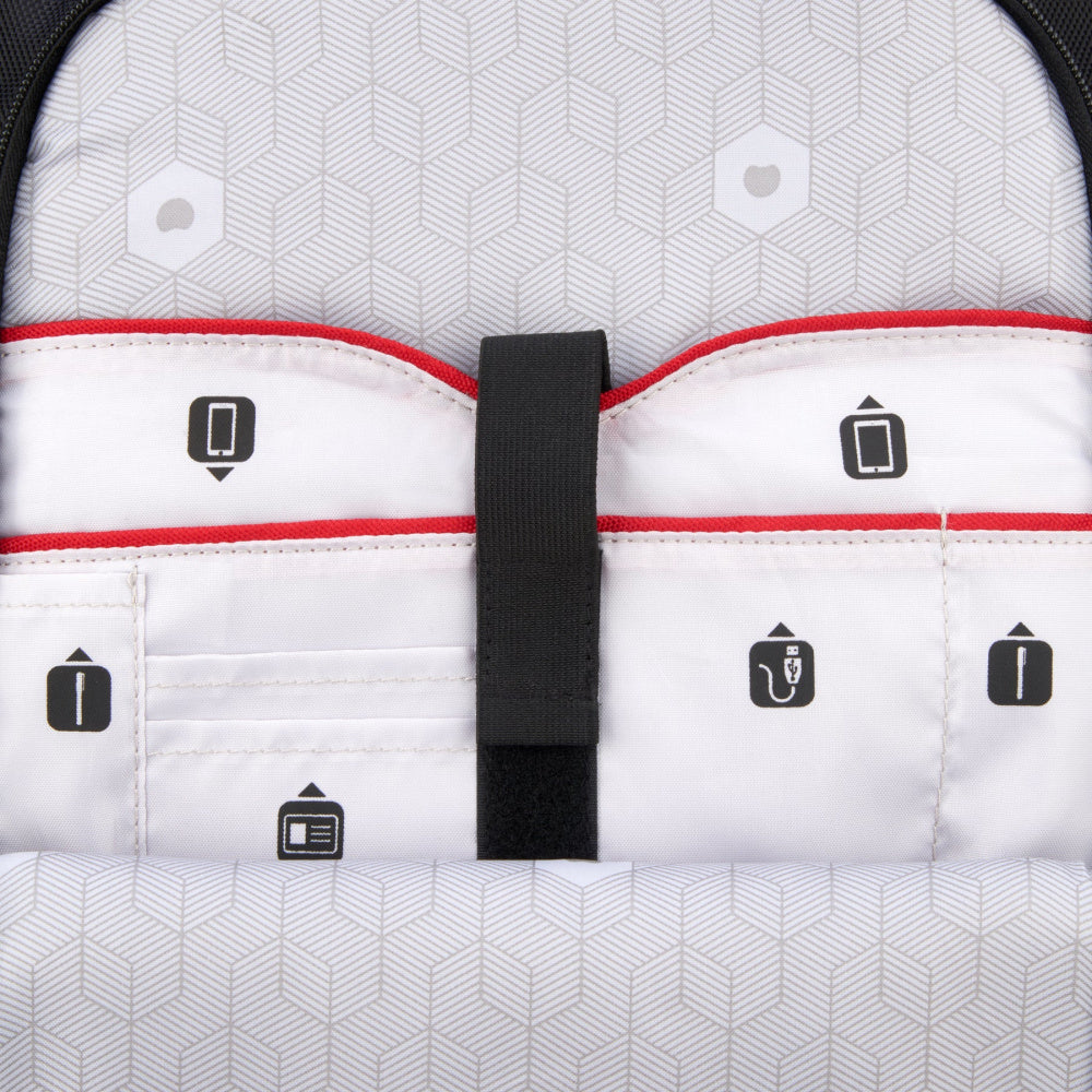 Mochila Parvi 394460300 Delsey, Para laptop de 15.6", Negro