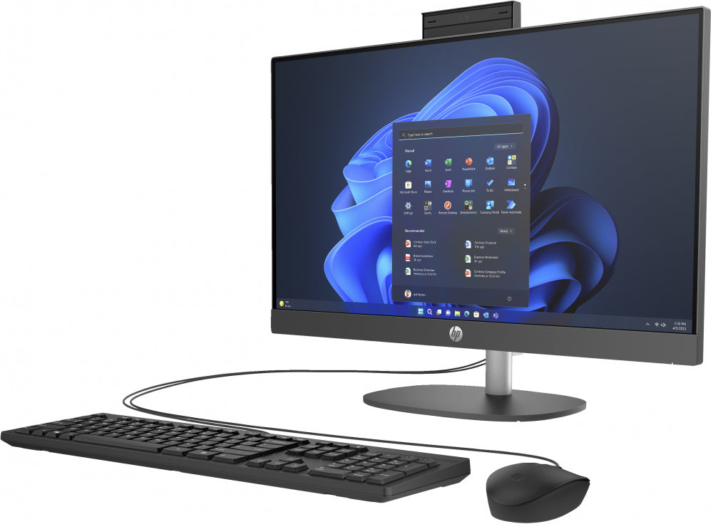 Computadora Todo en Uno HP Pro One 245 G10, AMD Ryzen 7320U, RAM 8GB, 256 SSD, Windows 11 Home