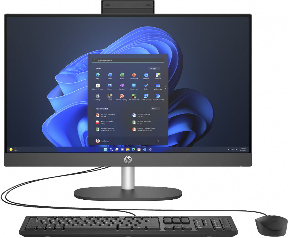 Computadora Todo en Uno HP Pro One 245 G10, AMD Ryzen 7320U, RAM 8GB, 256 SSD, Windows 11 Home
