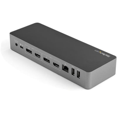 Docking Station Universal para Laptop STARTECH - Dock USB-C y USB-A - HDMI y DP Doble - PD de 100W -