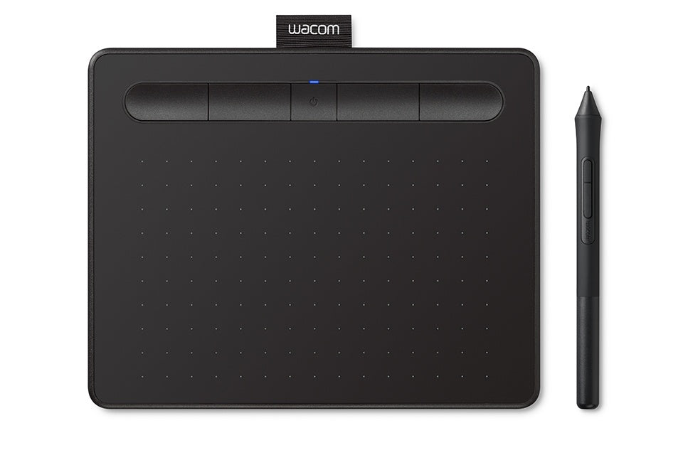 Tableta Gráfica Wacom Intuos Small, Lápiz y Bluetooth, Negro, Compacta y Ergonómica
