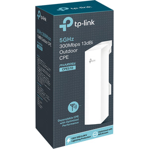 Access Point TP-Link para Exteriores CPE510 Pharos MAXtream, Inalámbrico, 300Mbit/s, 5GHz, 1 Antena de 13dBi