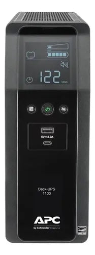 UPS de línea interactiva APC by Schneider Electric Back-UPS Pro, 1.10kVA/600W, Torre, 16Horas Recharge