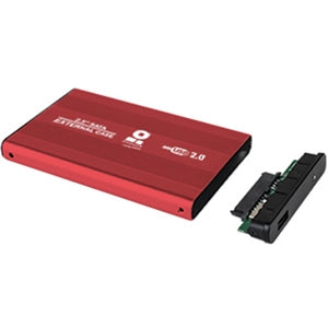 BROBOTIX GABINETE 2.5 SATA USB BROBOTIX RACK V2.0 ROJO