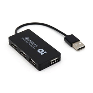 BROBOTIX HUB USB V2.0 4 PUERTOS BROBOTIXPERP BASICO NEGRO