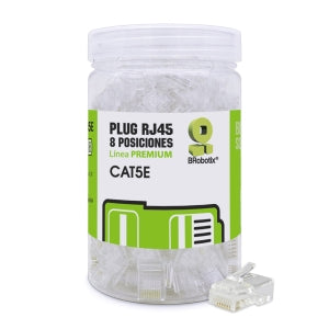 Conector Modular Brobotix 263786, Cat5e, RJ-45, Transparente, 100 Piezas