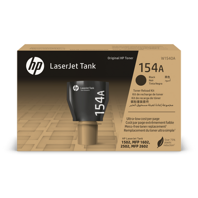 Tóner HP 154A Negro W1540A | Original para HP LaserJet Tank 1502, HP 1602