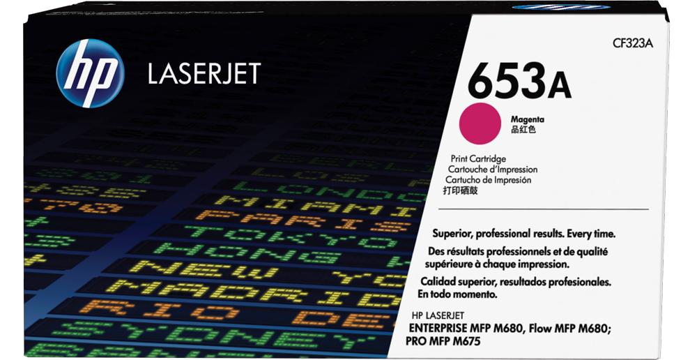 CF323A Tóner HP Laserjet 653A, Magenta Original (ÚLTIMAS CINCO PIEZAS)