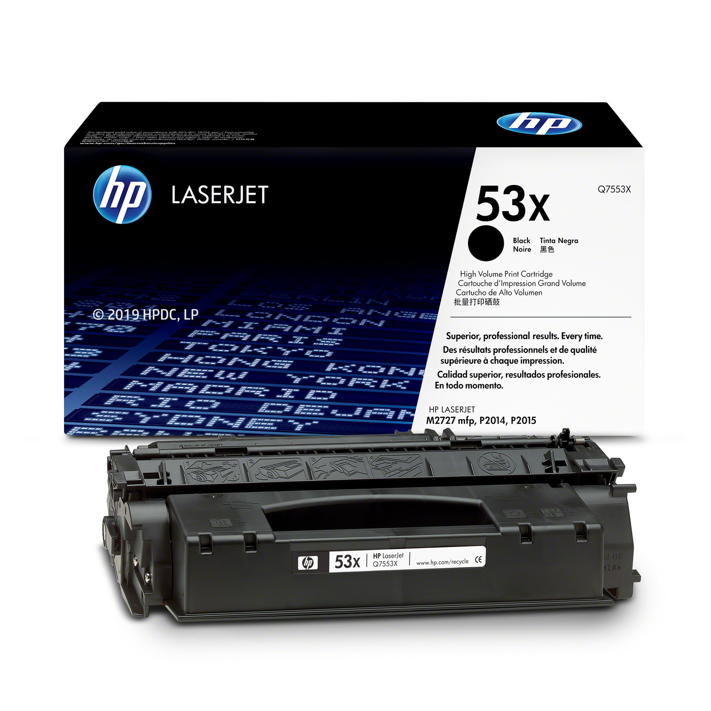 Q7553X Tóner HP Laserjet 53X, Negro Original (ÚLTIMA PIEZA)