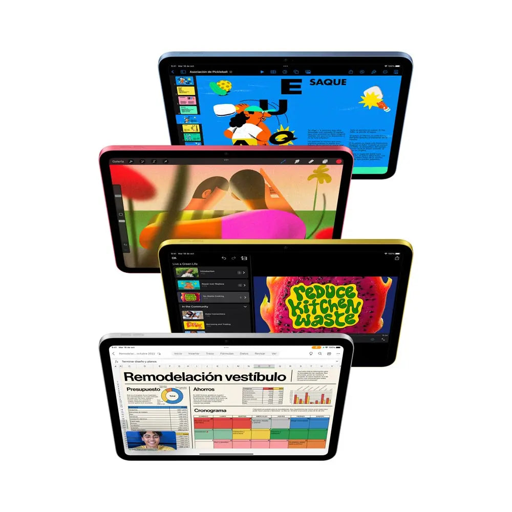 Apple iPad 10 Retina 10.9", 64GB, Wi-Fi, Plata (10.ª Generación)