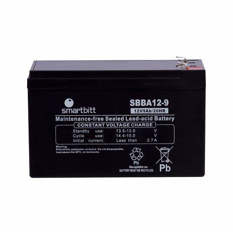 Smartbitt Bateria SBBA12-9, 12V/9AH, 12 Volts 9 Amperes