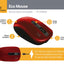 Mouse recargable Eco Perfect Choice, Inalámbrico, Rojo
