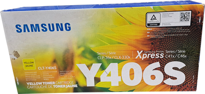 SU467A Cartucho de tóner SAMSUNG Amarillo Original Y406S (ÚLTIMA PIEZA)