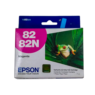 T082320-AL - Tinta EPSON color magenta 82N - Fecha de empaque 2021