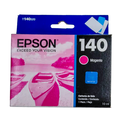 T140320-AL - Tinta EPSON color magenta 140 - Fecha de empaque 2022